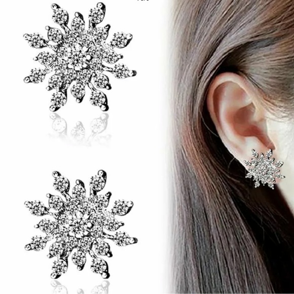 ❄️❄️ Sparkly Snowflakes Earrings ❄️❄️ - Picture 2 of 7